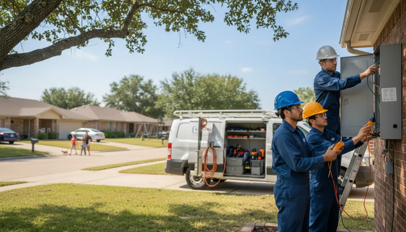 Certified electrician providing emergency electrical services in Pekin, ND